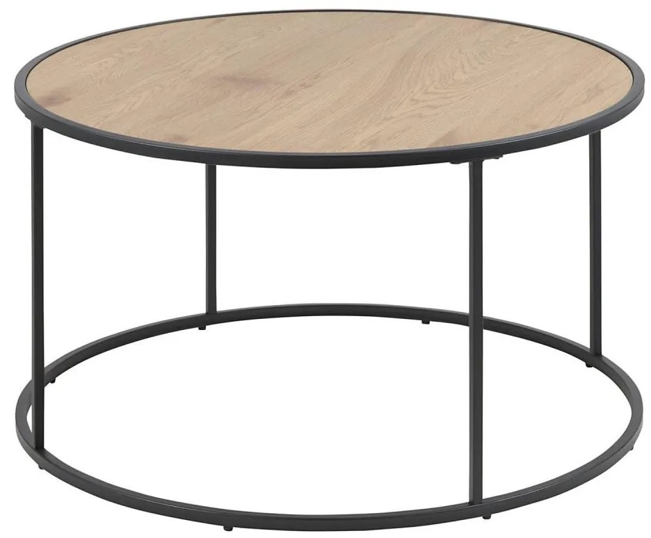 Masă de cafea SARON stejar/negru
