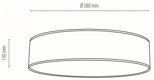 Plafonieră Spot-Light 47915802 BOHO 4xE27/25W/230V d. 58 cm alb