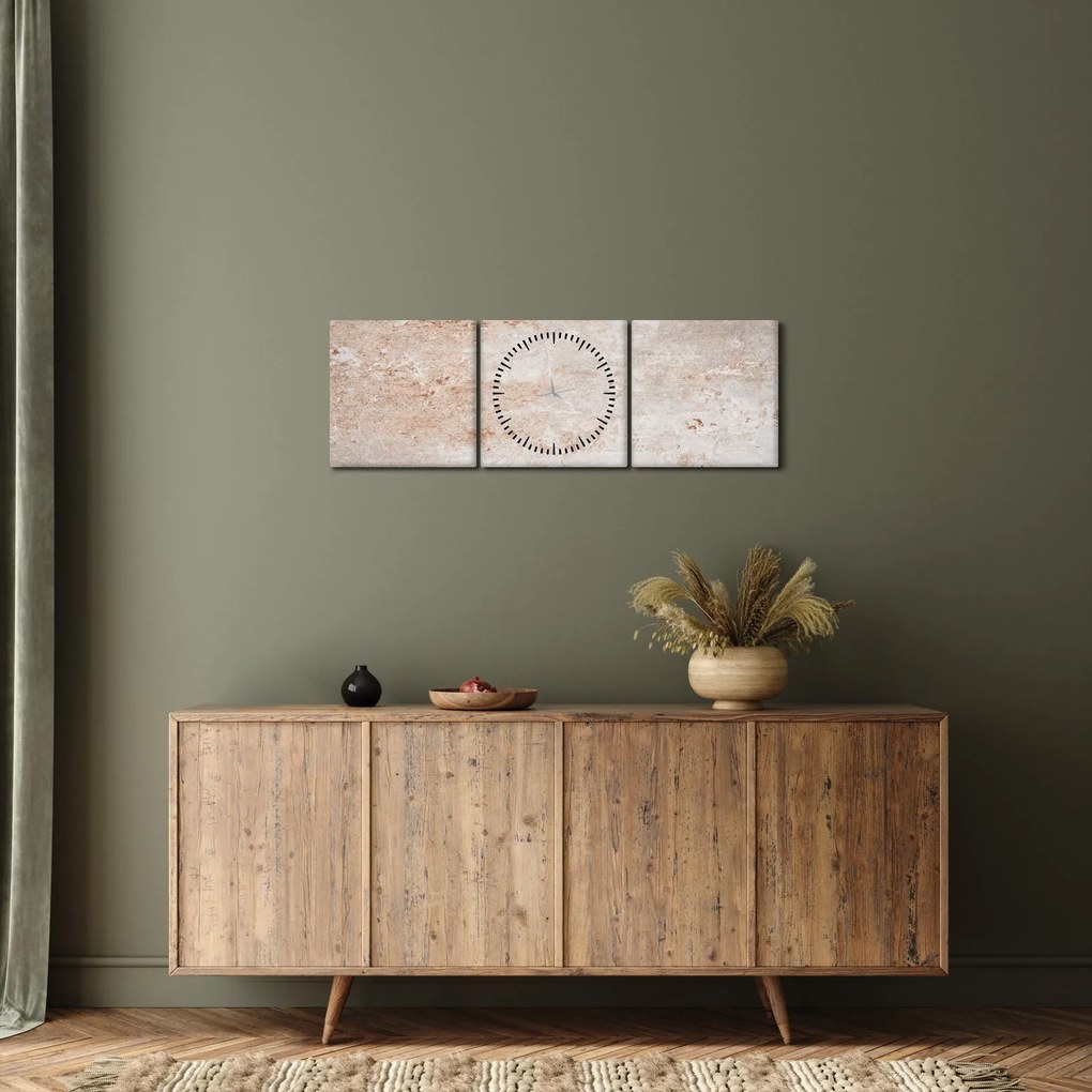 Tablou - Perete (cu ceas) (90x30 cm)