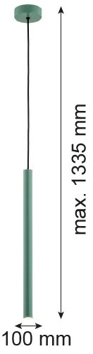 Lustră LED pe cablu RIO LED/4,2W/230V 3000K verde Argon 8333