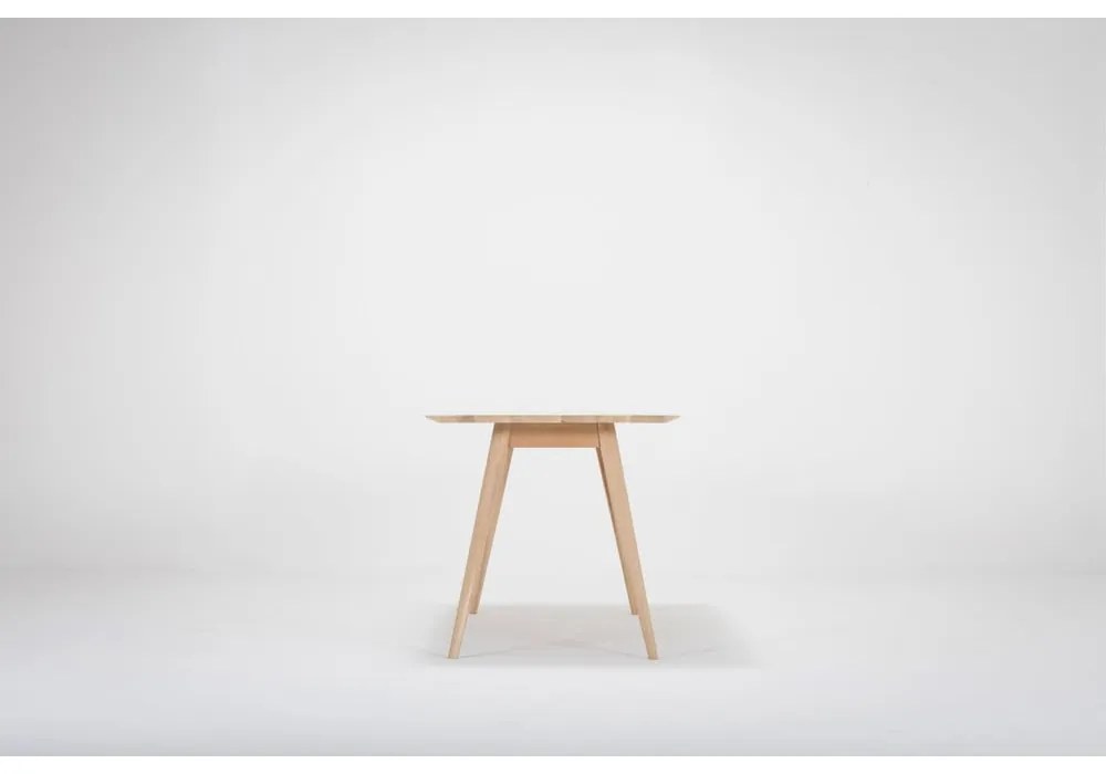 Masă de dining din lemn de stejar 80x80 cm Stafa – Gazzda