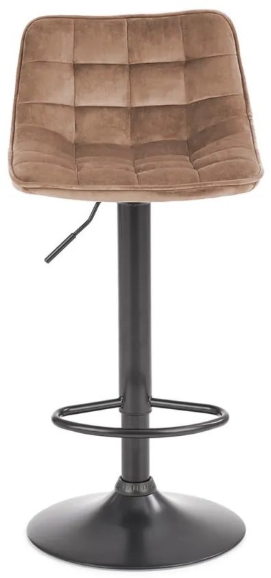 Scaun de bar H95 velvet bej