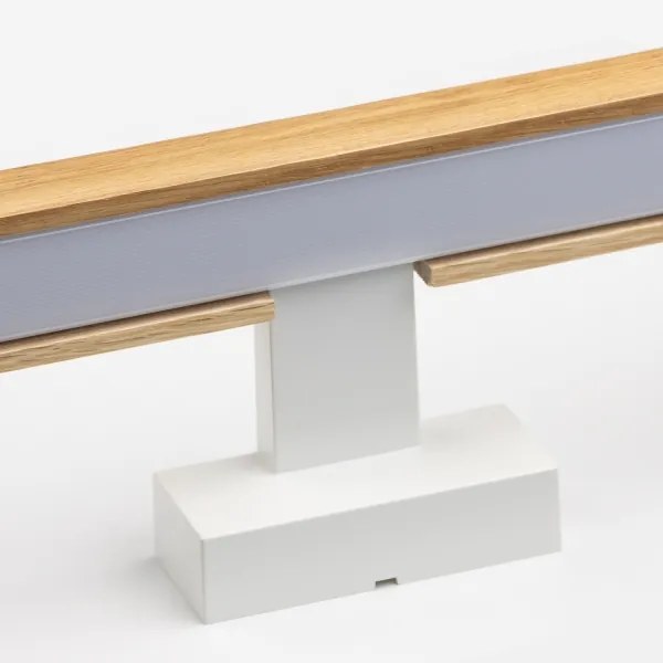 Aplică LED pentru oglindă de baie Brilagi WOODY MIRROR LED/12W/230V IP44 stejar/alb