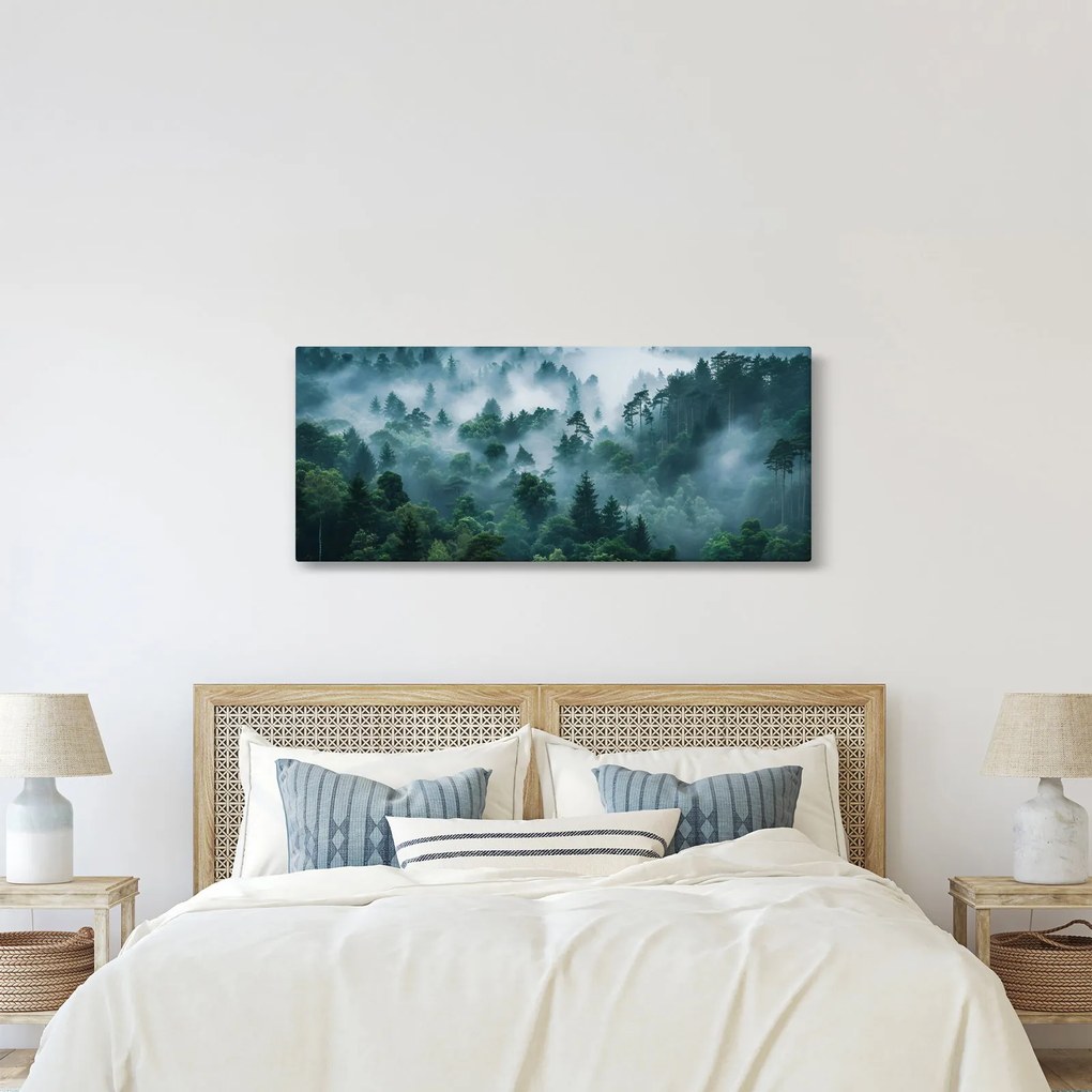Tablou - Pădure în Ceață (120x50 cm)