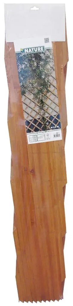 Nature Spalier de gradina, natural, 100 x 200 cm, lemn, 6041703