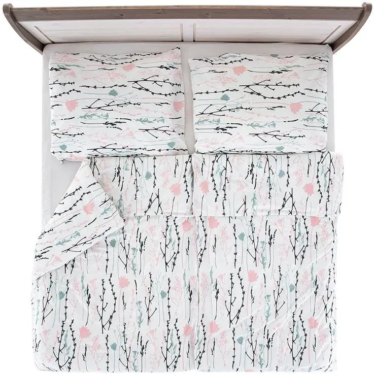 Lenjerie de pat din bumbac renforcé BETINA albă Dimensiune lenjerie de pat: 70 x 90 cm | 140 x 200 cm