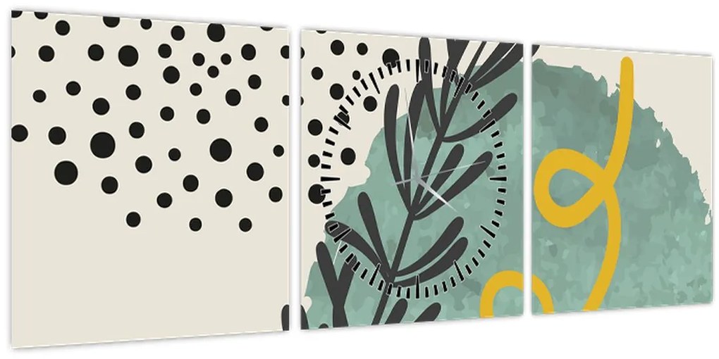 Tablou - Foi de rezumat N⁰1 (cu ceas) (90x30 cm)