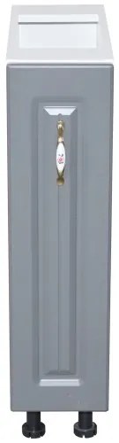 Corp inferior 20 cu 1 usa si cos Jolly Zebra MDF gri dungi