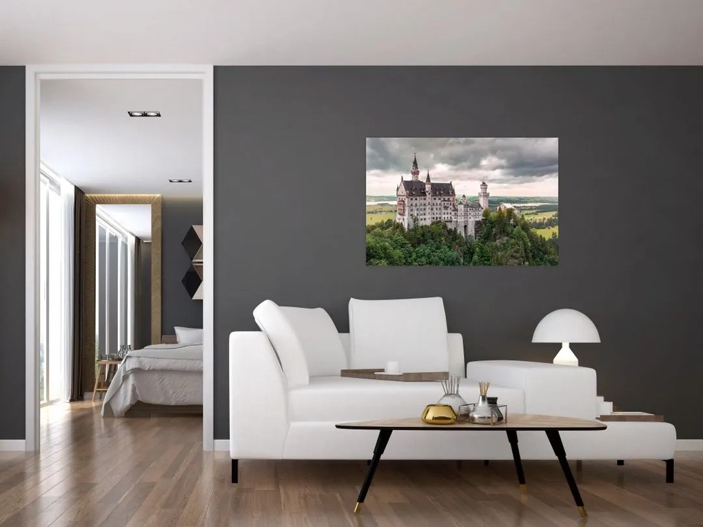 Tablou - Castelul pe stânci (90x60 cm)