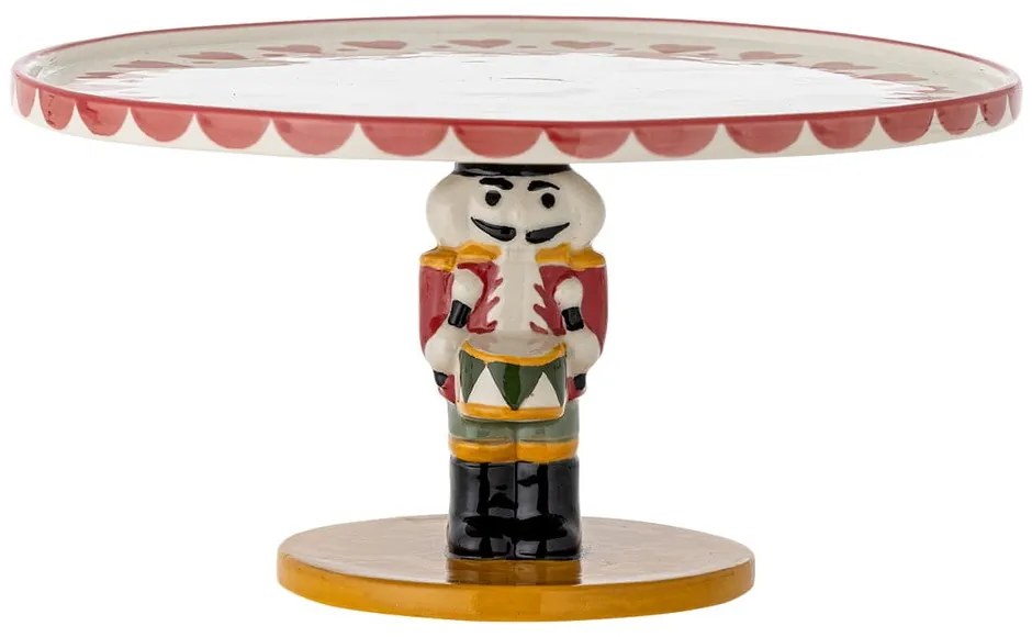 Platou etajat din gresie cu model de Crăciun Jolly – Bloomingville