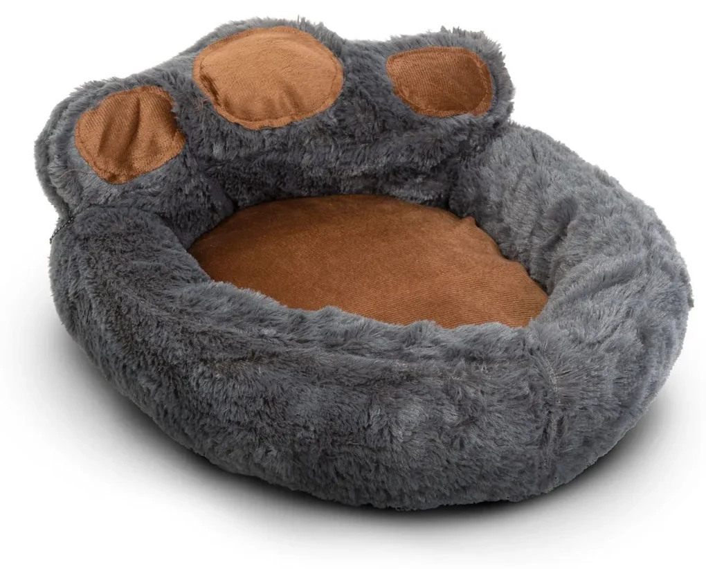 Yummie - Culcus pentru catei - model labuta - marime , zS,   - Gri-Maro