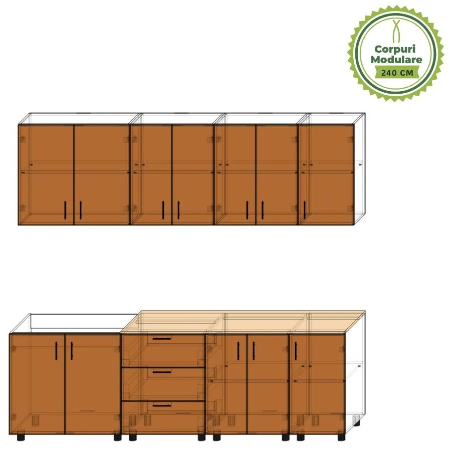 Configurator Bucatarie Modulara, Culoare Sonoma