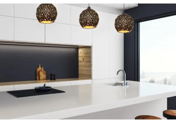 Lustră pe cablu Globo 54029H JODIE 1xE27/60W/230V d. 25 cm