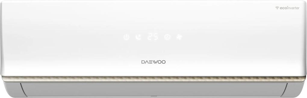 Aparat de aer conditionat Daewoo 12000 BTU Wi-Fi, Clasa ++, kit instalare inclus, 4 directii de ventilare, Alb