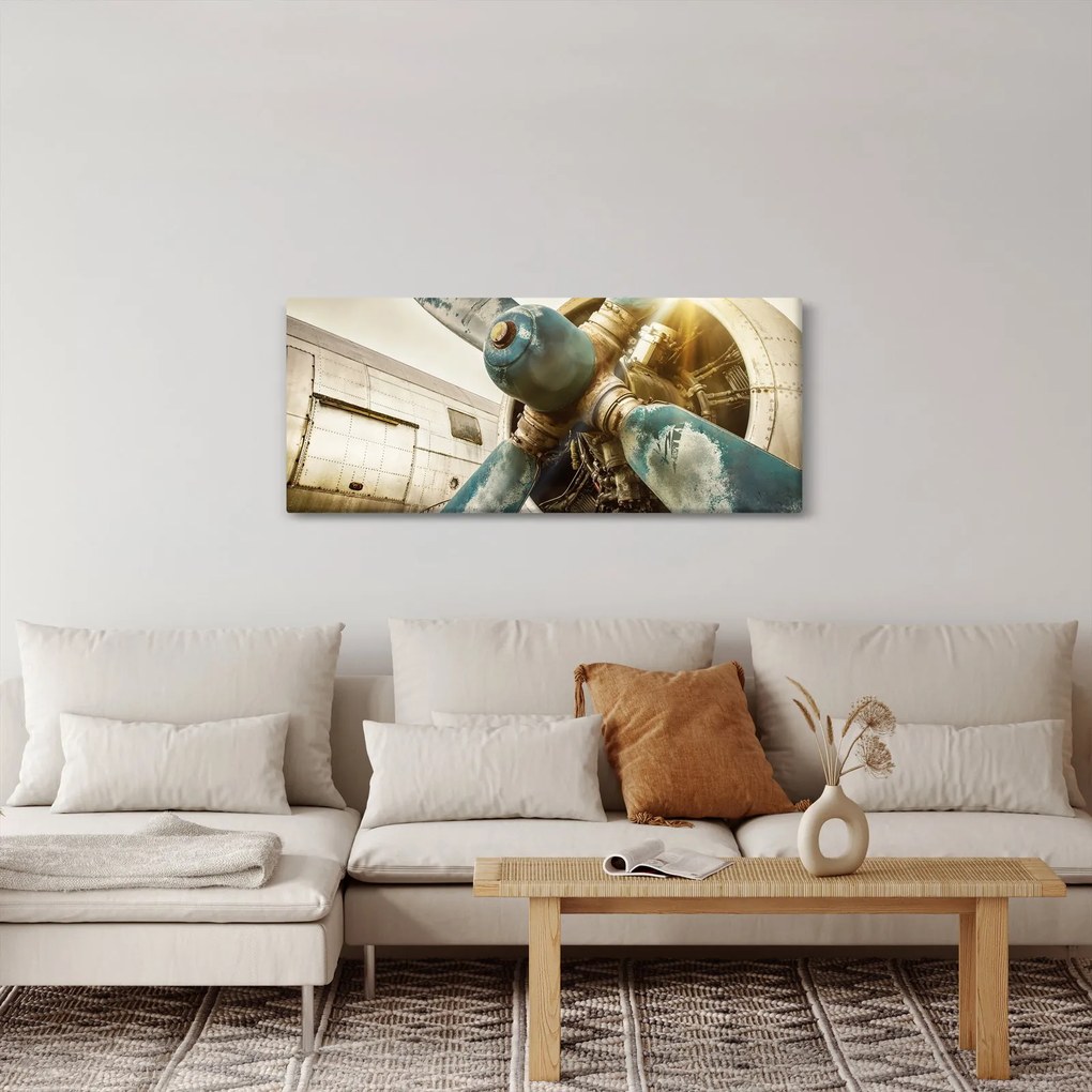 Tablou - Elice de avion vechi (120x50 cm)