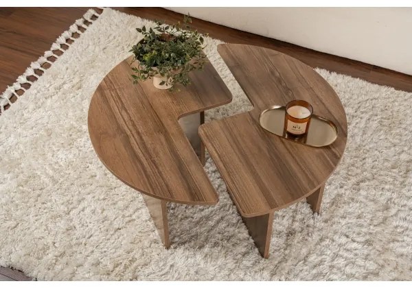 Masă de cafea LUVIA nuc