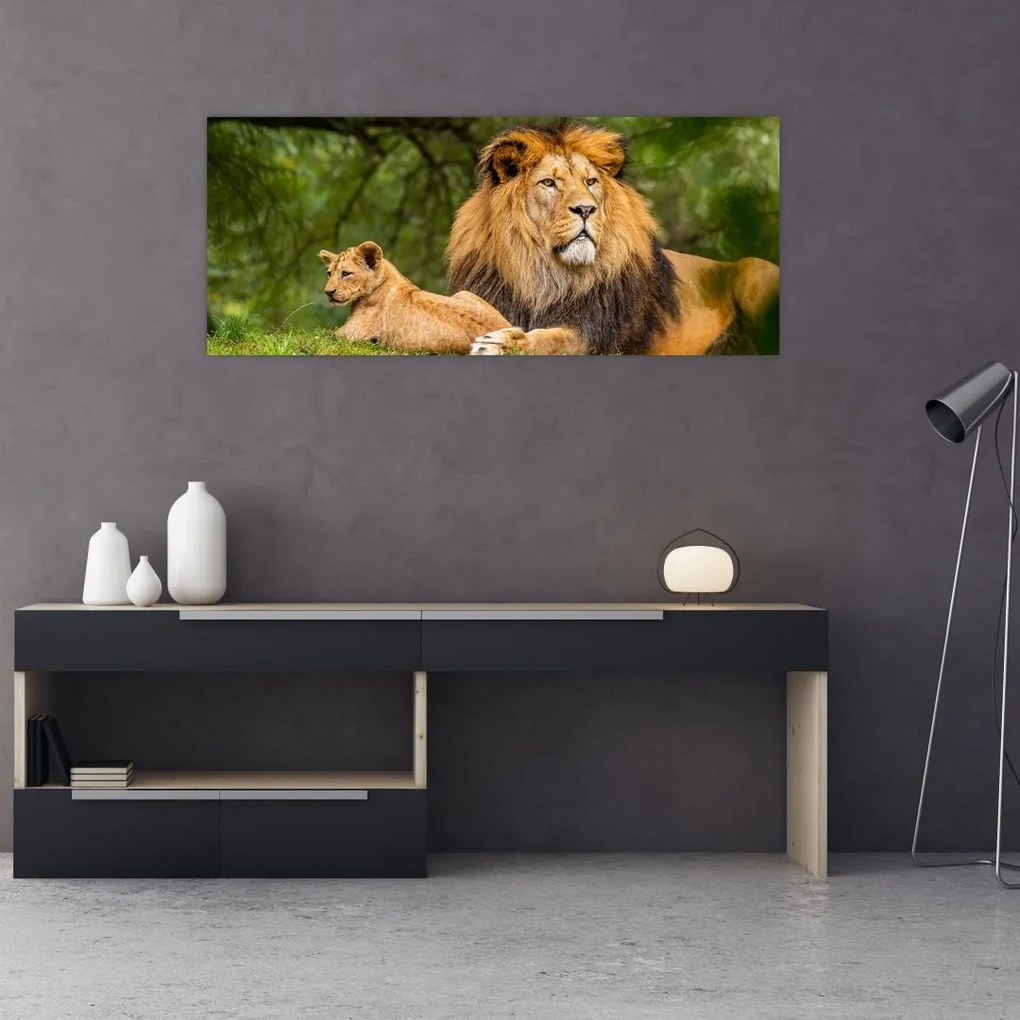 Tablou cu lei (120x50 cm)