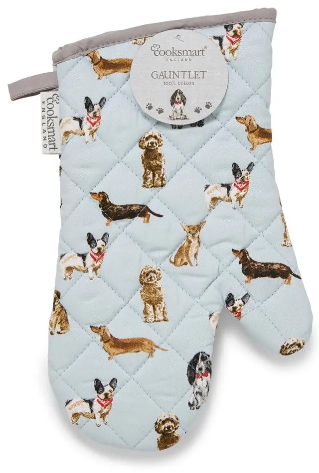 Mănușă de bucătărie din bumbac Cooksmart ® Curious Dogs