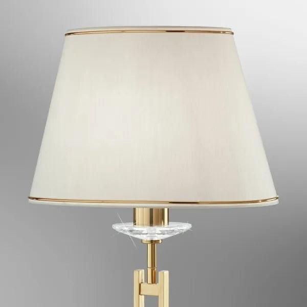 Lampă de cristal de masă Kolarz 330.71.8C IMPERIAL 1xE27/60W/230V auriu/bej