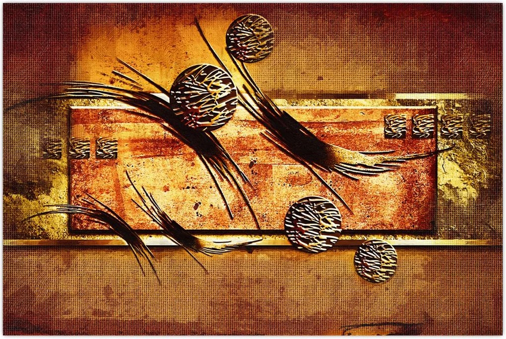 Tablou abstracției (90x60 cm)