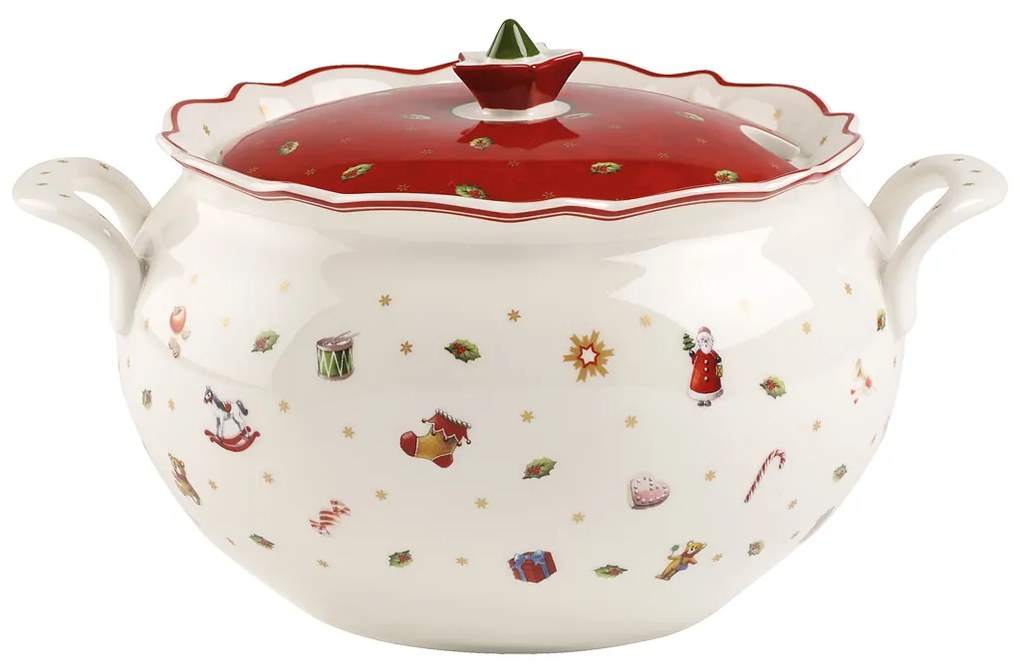 Bol de Crăciun pentru supă, cu mânere,  colecția Toy's Delight - Villeroy & Boch