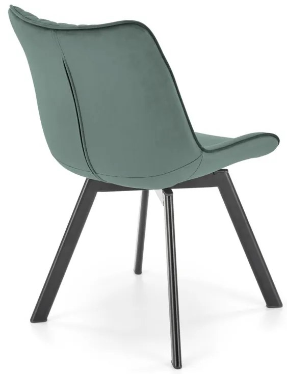 Scaun K520 velvet verde
