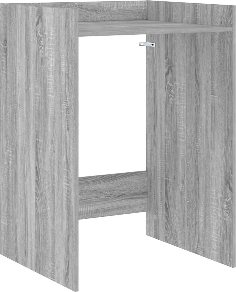 vidaXL Dulap pentru mașina de spălat Gri Sonoma 67,5 x 62 x 97 cm