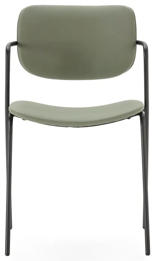 Scaune de dining kaki 2 buc. Maika – Marckeric