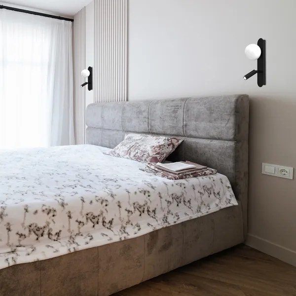 Spot de perete SIRIO 2xG9/25W/230V negru