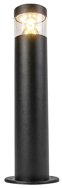 Lampă modernă pentru exterior neagră 40 cm IP44 cu LED - Roxy