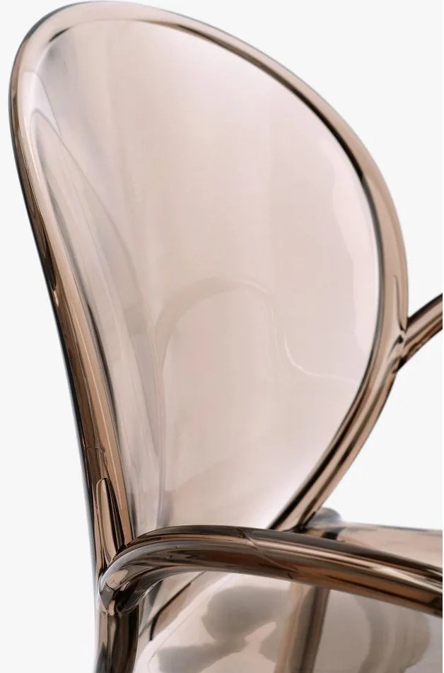 Scaun de grădină maro deschis din plastic Camilla – Bizzotto