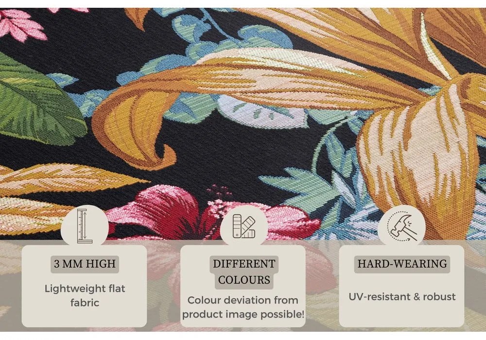 Covor de exterior negru 120x180 cm Flair – Hanse Home