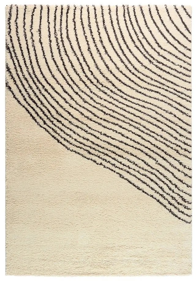 Covor negru/bej 160x230 cm Coastalina – Bonami Selection