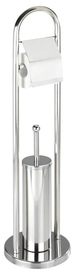 Set WC VASTO WENKO 16993100, 22 x 81 cm, inox/argintiu