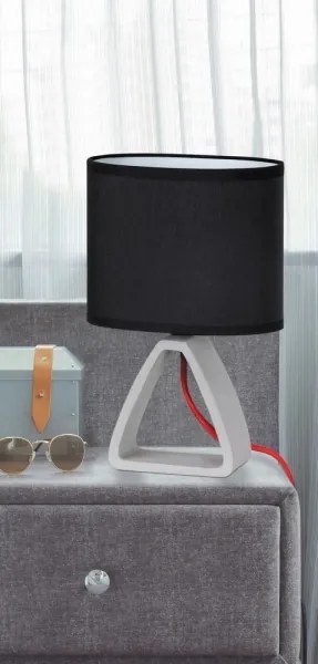 Rabalux 4338 - Lampă de masă HENRY 1xE14/40W/230V negru