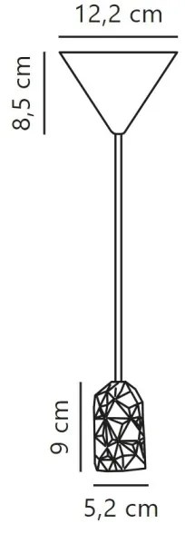 Cablu de alimentare Nordlux HANG 1xE27/40W/230V alb