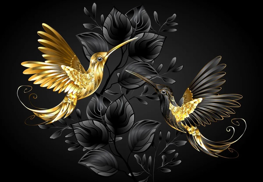 Fototapet - Colibri de aur (147x102 cm)