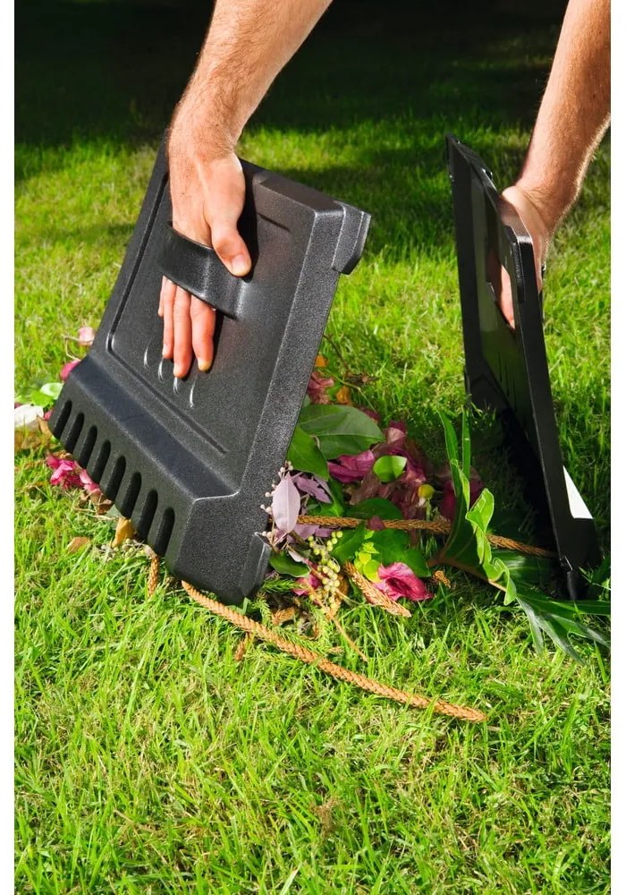Cutie fără bază pentru compost Keter Mega 650 l, negru