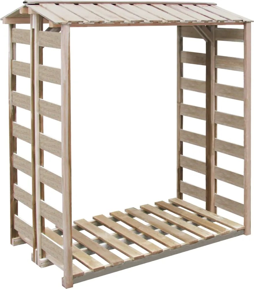 vidaXL Șopron lemne de foc, 150 x 90 x 176 cm, lemn de pin tratat