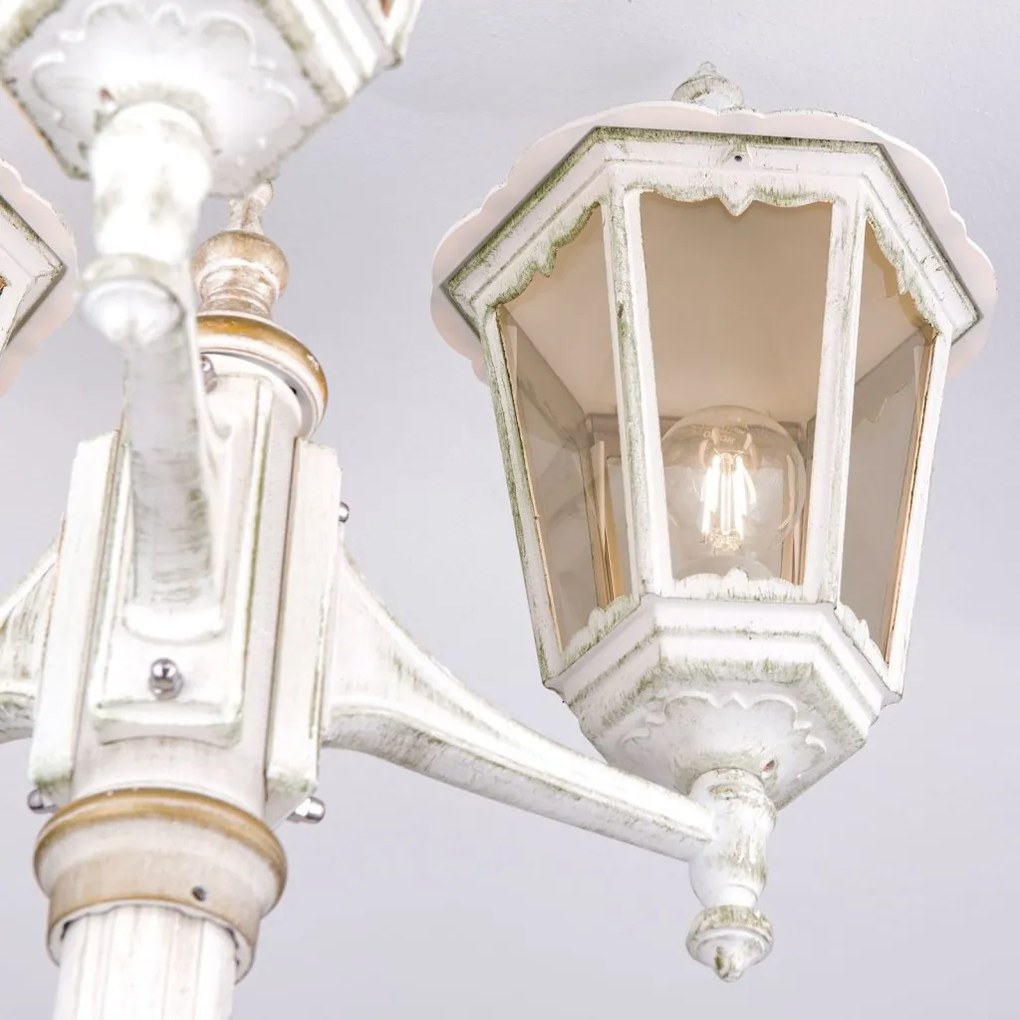 Stalp exterior stil clasic IP43 H255 Puchberg AL 11K/82579 weiß-gold/rauch OR