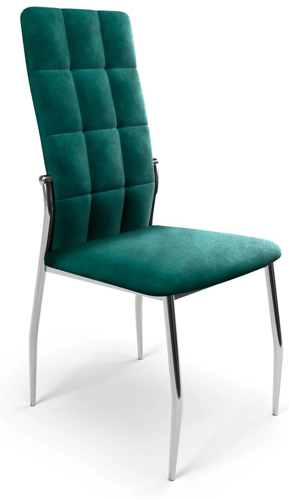 Scaun de sufragerie Bellesa (verde închis). 1008310