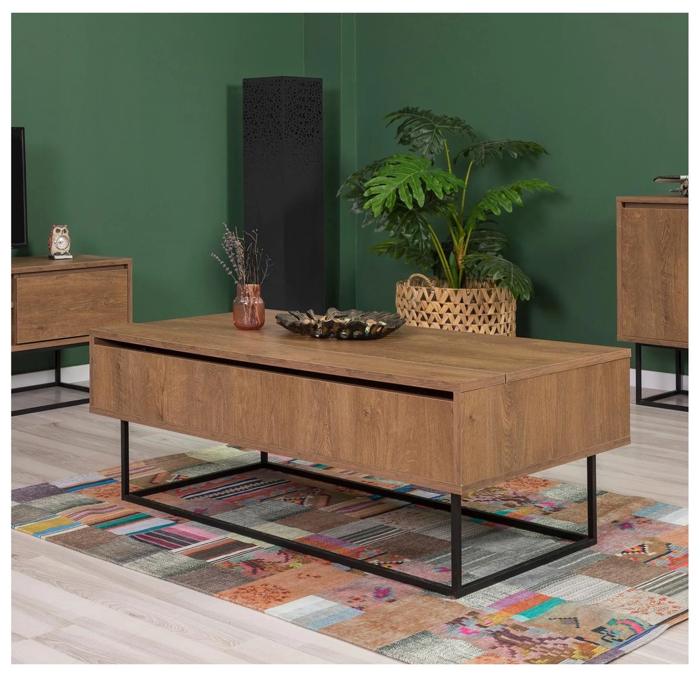 Set mobilier living Laxusona 13 (Nuc + negru). 1107125