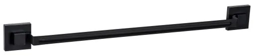 WENKO 71445800 - Bară pentru prosoape VACUUM-LOC QUADRO ED 60,5x6 cm negru