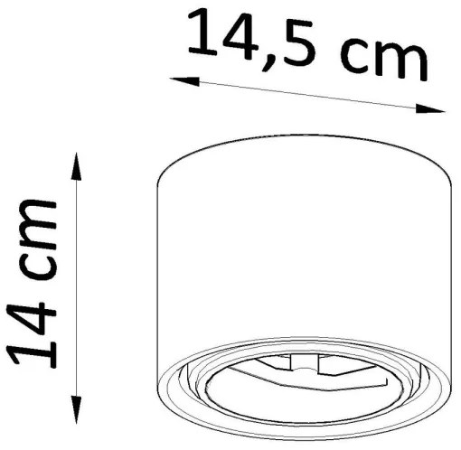 Sollux SL.0841 - Spot KALU 1xGU10/ES111/40W/230V