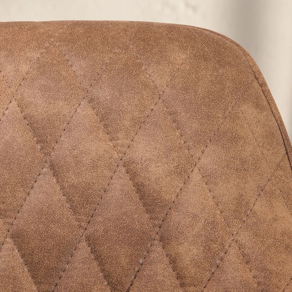 Set de 2 scaune Palermo, maro deschis A-39344 VC