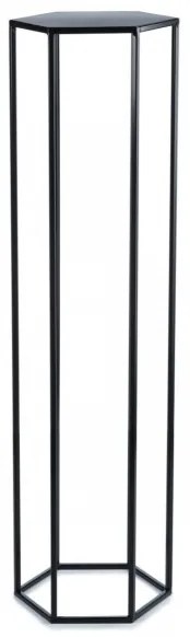 Suport pentru flori 100x24 cm, negru