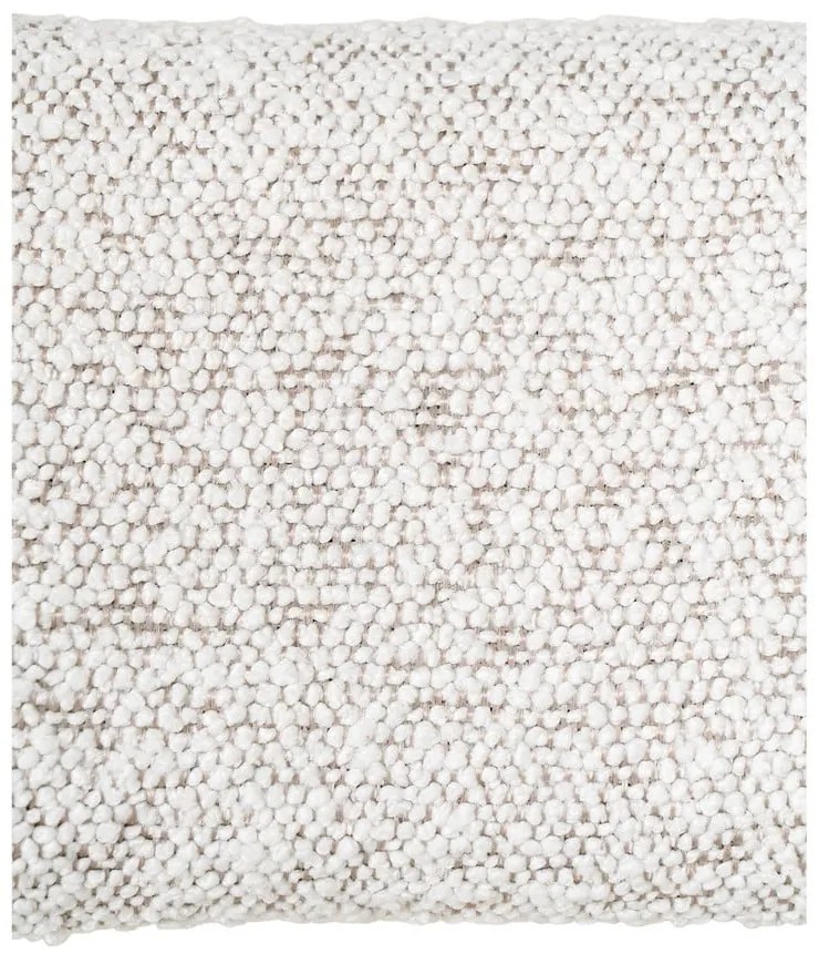 Scaun de sufragerie alb cu cotiere tapițat Melilla – House Nordic