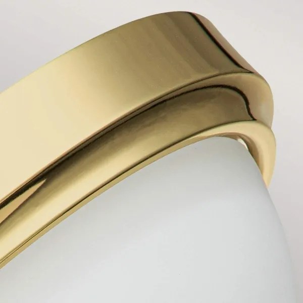 Feiss FE-MALIBU-F-BATH-PB - Plafonieră pentru baie MALIBU, 2x E27/60W, 230V, IP44, auriu