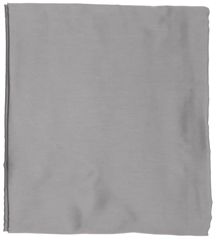 Cearceaf gri închis din bumbac satinat cu elastic 140x200 cm – Mijolnir