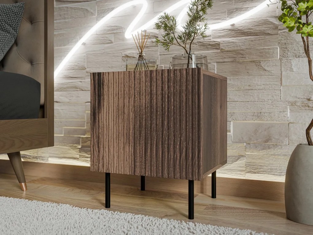Set două noptiere Orlandio  (nuc warmia). 1122771